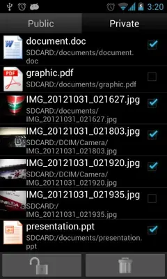 Hide All Files android App screenshot 0